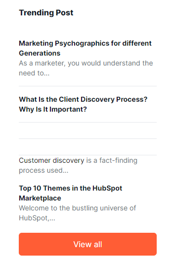 App UI Right Sidebar Blog Post