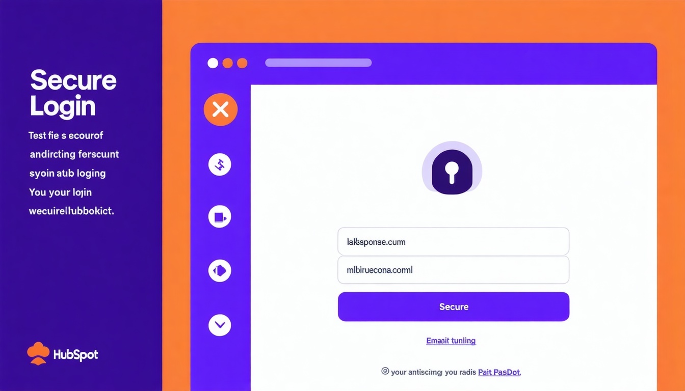 A visual representation of a secure login page wit